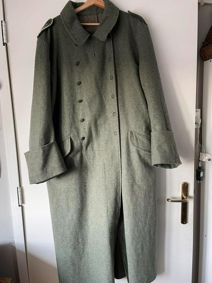 Repro WW2 M40 mantel maat 56, Verzamelen, Militaria | Tweede Wereldoorlog, Landmacht, Kleding of Schoenen, Verzenden