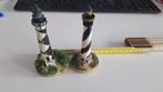 Set van 2 Decoratieve Vuurtoren Beeldjes - Maritieme Sfeer, Ophalen, Zo goed als nieuw, Overige typen
