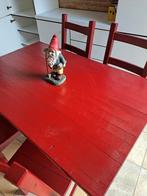 Keukentafel met stoelen, Huis en Inrichting, Ophalen, Gebruikt, Vier personen