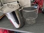 Kookpot voor rechtopstaande asperges, Inox, Gebruikt, Keramische plaat, Ophalen