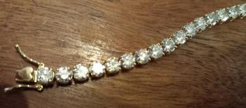Bracelet de tennis en diamant avec 19 carats de diamètre imp