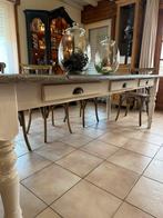 Landelijke massieve eettafel, Ophalen