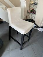 2x ikea barkruk met 2x 2 hoezen, Huis en Inrichting, Barkrukken, Ophalen, Gebruikt, Met voetsteun, 60 tot 90 cm