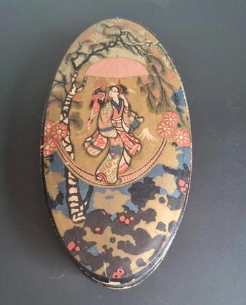 Mooi Japans houten/papieren doosje, Verzenden