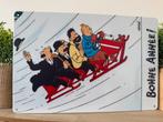 Plaque murale en métal Tintin, Enlèvement ou Envoi, Panneau publicitaire