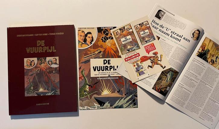 Luxe De vuurpijl + dossier + folder compleet jacobs, Boeken, Stripverhalen, Nieuw, Complete serie of reeks, Ophalen of Verzenden