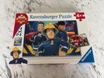 Puzzel brandweer sam, Ophalen, 10 tot 50 stukjes, Zo goed als nieuw, 4 tot 6 jaar