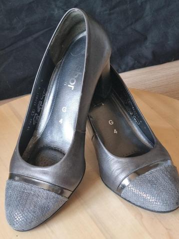 MK) Chaussure escarpins Gabor P37, Gris, Comme neuf, Envoi, Gabor