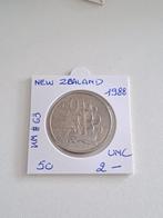 New zealand 50 cents 1988 in UNC !!!geres peter, Postzegels en Munten, Munten | Oceanië, Ophalen of Verzenden