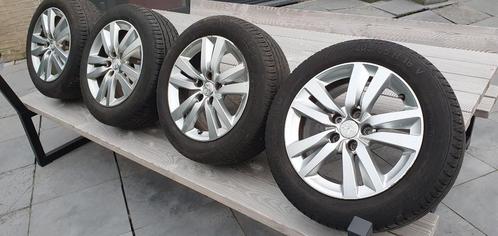 Zomerbanden Set van 4 lichtmetalen velgen , van Peugeot., Auto-onderdelen, Banden en Velgen, Banden en Velgen, Zomerbanden, 16 inch