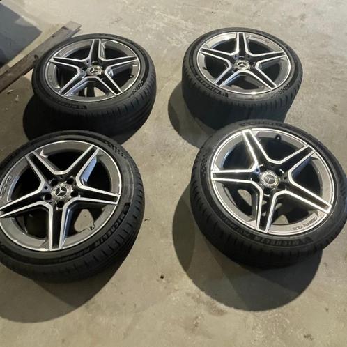 4 Velgen 18 AMG Mercedes C-klasse W205, Auto-onderdelen, Banden en Velgen, Banden en Velgen, Zomerbanden, 18 inch, Ophalen