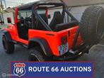 Jeep Wrangler YJ 2.5 | 1990 | Route 66 Auctions, Auto's, Jeep, Zwart, Bedrijf, Handgeschakeld