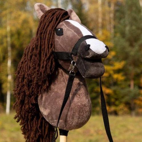 Hobby Horse bruin | Groot formaat A3 met halster, Kinderen en Baby's, Speelgoed | Buiten | Actiespeelgoed, Nieuw, Ophalen of Verzenden