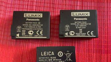 Leica V-Lux1 - Panasonic LUMIX batterijen