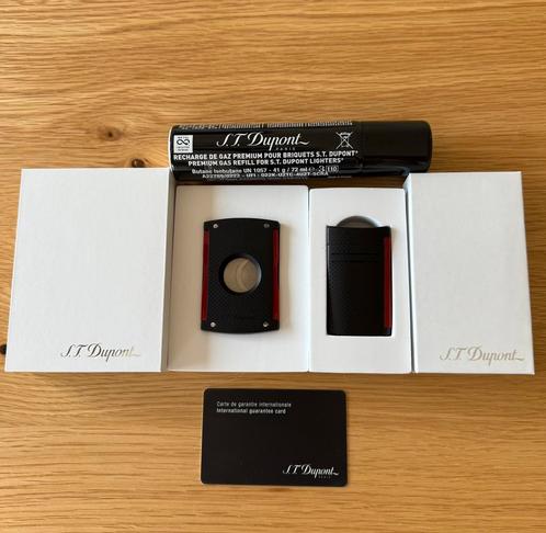 ST Dupont 'Maxijet Set', Verzamelen, Rookartikelen, Aanstekers en Luciferdoosjes, Nieuw, Aansteker, Ophalen