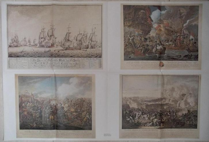 poster Beroemde Veldslagen, Boeken, Oorlog en Militair, Ophalen of Verzenden