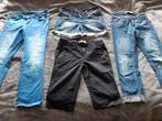 4 broeken ( korte en cropped) maat 36, Kleding | Dames, Spijkerbroeken en Jeans, Gedragen, C&A, Blauw, W28 - W29 (confectie 36)