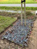 Split leistenen blauw, Tuin en Terras, Grind, Keien en Split, Ophalen, Zo goed als nieuw, Blauw, Split