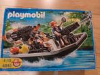 Playmobil 4845 schattenjagers met boot, Hobby en Vrije tijd, Modelbouw | Boten en Schepen, Ophalen, Gebruikt