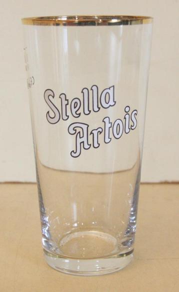 Stella Artois Boerkes 25cl / Emaille Logo & Gouden Randje beschikbaar voor biedingen