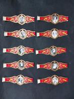 complete reeks van 10 sigarenbandjes: Belgische Dynastie, Verzenden