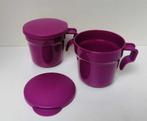 Tupperware Tasse - Mug « Aloha » x 2 - 350 ml - Violet, Enlèvement ou Envoi, Neuf, Violet, Récipient ou Bol