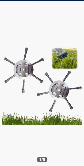 2x Onkruidborstel- Grastrimborstel Nieuw  beschikbaar voor biedingen