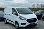 FORD TRANSIT CUSTOM 2.0 TDCI - 58000 KM - 3 ZIT - TVAC, Auto's, Ford, Stof, Wit, 5 deurs, Overige carrosserie