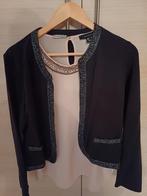 Bloesje met steentjes en blazer maat 44, Kleding | Dames, Ophalen of Verzenden, Maat 42/44 (L), Roze