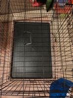 Zwarte honden bench, Dieren en Toebehoren, Ophalen, Zo goed als nieuw