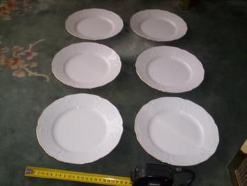 Rosenthal Classic Rose, Borden met goudrand. 20cm beschikbaar voor biedingen