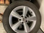 4 aluminium velgen met zomerbanden voor Nissan (17 inch), Banden velgen, Ophalen