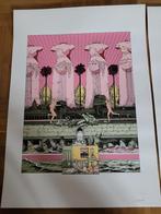 moderne dubbele litho, Antiek en Kunst, Kunst | Litho's en Zeefdrukken, Ophalen