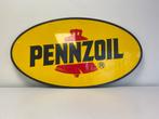 PENNZOIL oude reclame plaat, Ophalen of Verzenden, Gebruikt, Reclamebord