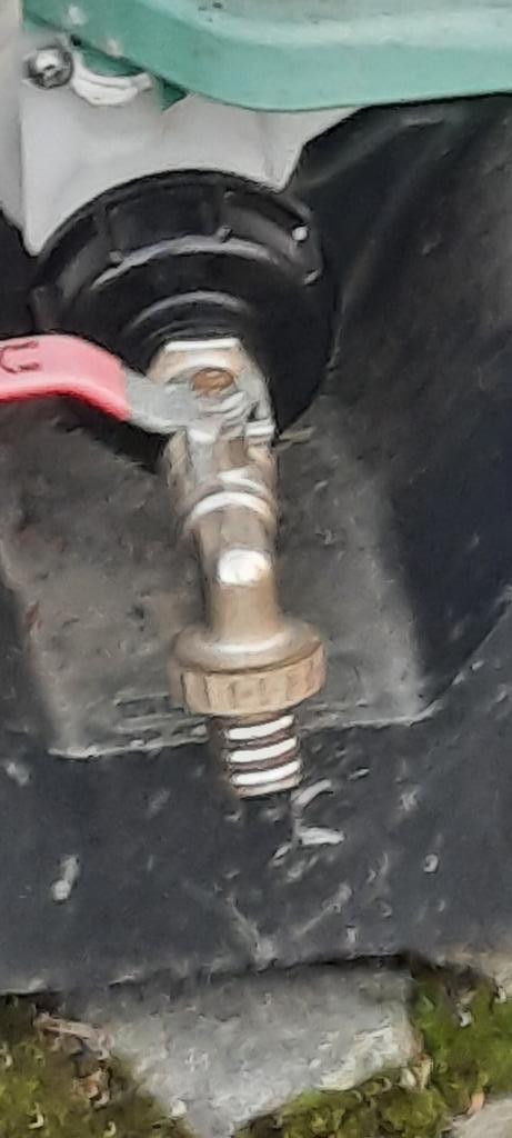 3/4 "  kraan met aansluitwartel voor 2" ibc uitgang, Tuin en Terras, Regentonnen, Nieuw, Overige materialen, Ophalen of Verzenden
