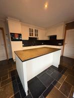 Landelijke keuken incl 4 toestellen, Huis en Inrichting, Keuken | Complete keukens, Ophalen, Gebruikt, Hoekkeuken, Crème