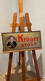 Krüger reclame bordje., Ophalen of Verzenden, Gebruikt, Reclamebord