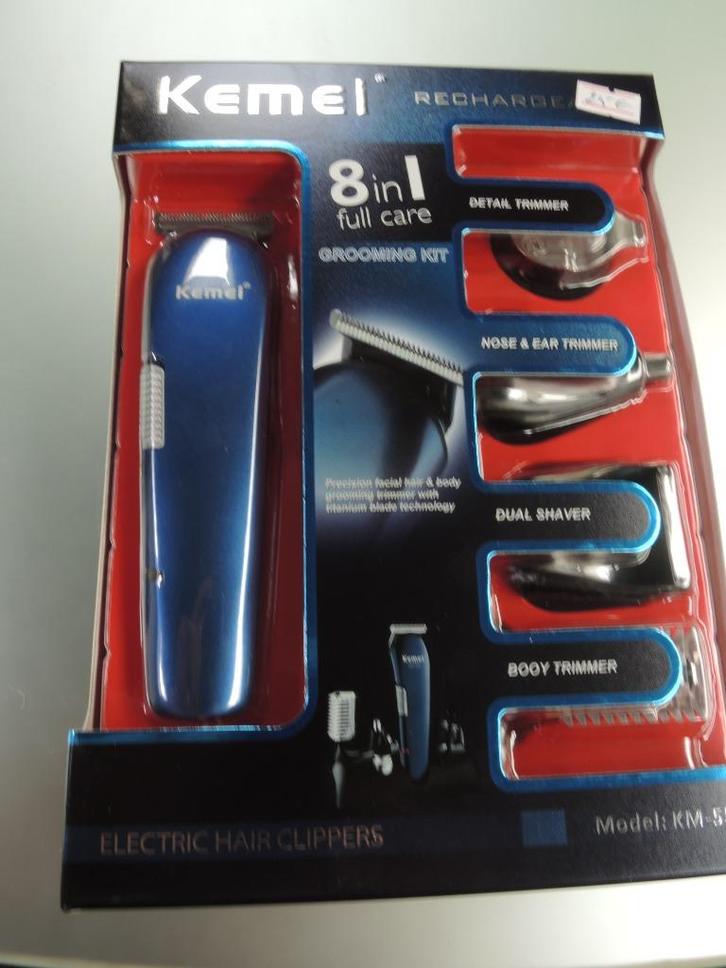 Kemei tondeuse 8 in 1 nieuw!, Handtassen en Accessoires, Uiterlijk | Haarverzorging, Nieuw, Tondeuse, Ophalen of Verzenden