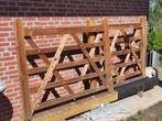 houten poort, Ophalen, 100 tot 150 cm, Zo goed als nieuw, Hout