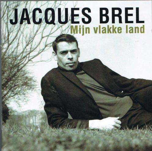 Jacques Brel – Mijn Vlakke Land, Cd's en Dvd's, Cd's | Nederlandstalig, Zo goed als nieuw, Levenslied of Smartlap, Verzenden