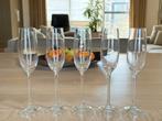 Nachtmann / 5 x kristallen champagneglazen / Kristal / Nieuw, Ophalen of Verzenden, Nieuw, Kristal, Glas of Glazen