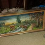 Schilderij getekend, Antiek en Kunst, Ophalen of Verzenden
