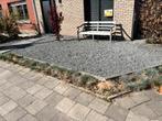 Gratis kiezels 35m2, Tuin en Terras, Grind, Keien en Split, Ophalen, Zo goed als nieuw, Grijs