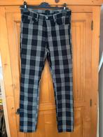 Eur29 Skinny fit H&M geruite broek, Kleding | Heren, Broeken en Pantalons, Zwart, Ophalen of Verzenden, Zo goed als nieuw, H&M