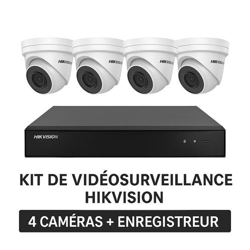 KIT DE VIDÉOSURVEILLANCE HIKVISION – 4 CAMÉRAS + NVR, Audio, Tv en Foto, Videobewaking, Nieuw, Ophalen of Verzenden