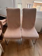 6 stoelen, Huis en Inrichting, Stoelen, Ophalen, Wit, Leer, Zo goed als nieuw