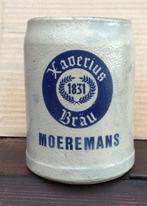 Bier brouwerij kroes Moeremans Xaverius Brau Anderlecht, Verzamelen, Biermerken, Ophalen of Verzenden, Zo goed als nieuw
