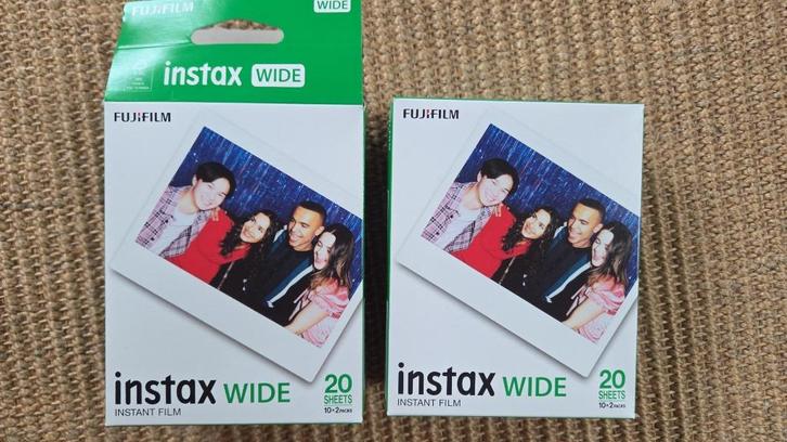 Instax wide Fujifilm 2x Nieuw, Audio, Tv en Foto, Fotografie | Fotopapier, Ophalen of Verzenden