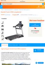 NordicTrack C990 Loopband, Sport en Fitness, Fitnessapparatuur, Ophalen, Aluminium, Zo goed als nieuw, Loopband