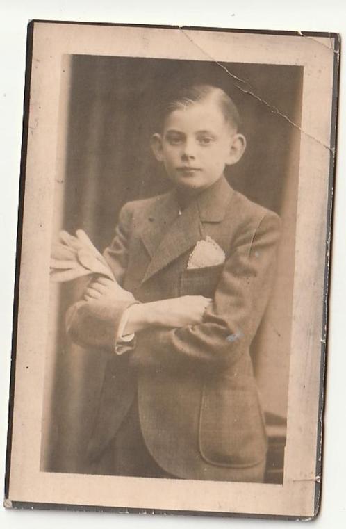 Dp. Marcel MORTIER Dont Gentbrugge 1927-1941 Kind foto, Collections, Images pieuses & Faire-part, Image pieuse, Envoi